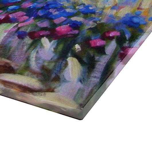 Claude Monet: Iris-Garten durch Giverny Schneidebrett (Ecke)