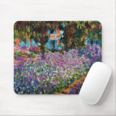 Claude Monet: Iris in Monets Garten Mousepad (Mit Mouse)
