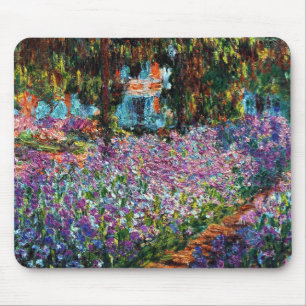 Claude Monet: Iris in Monets Garten Mousepad
