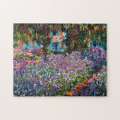 Claude Monet: Iris in Monets Garten Puzzle (Horizontal)