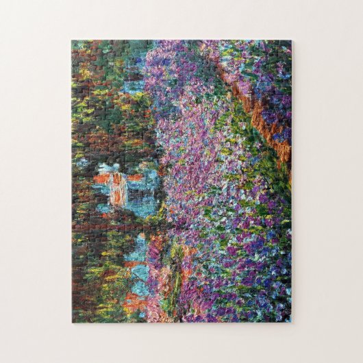 Claude Monet: Iris in Monets Garten Puzzle (Vertikal)