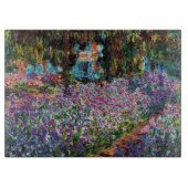 Claude Monet: Iris in Monets Garten Schneidebrett (Vorderseite)