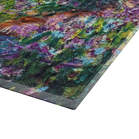 Claude Monet: Iris in Monets Garten Schneidebrett (Ecke)