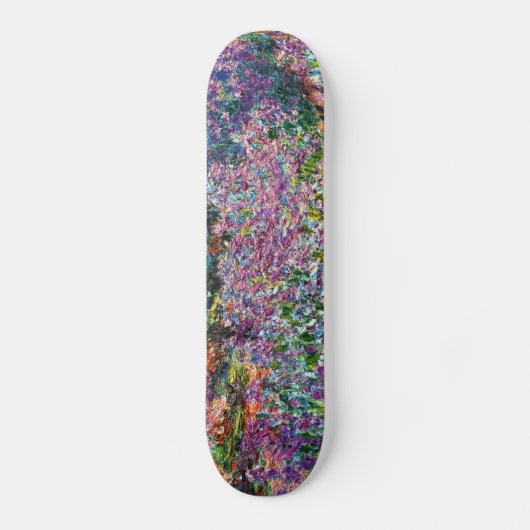 Claude Monet: Iris in Monets Garten Skateboard (Vorderseite)