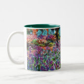 Claude Monet: Iris in Monets Garten Zweifarbige Tasse (Links)