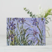 Claude Monet - Iris Mauves (Stehend Vorderseite)