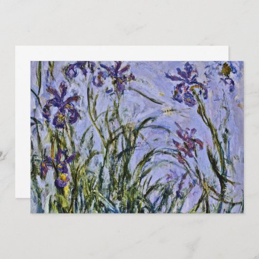 Claude Monet - Iris Mauves (Vorne/Hinten)