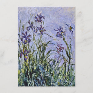 Claude Monet - Iris Mauves Einladung