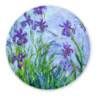 Claude Monet "Iris mauves" Keramikknauf