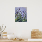 Claude Monet - Iris Mauves Poster (Küche)
