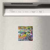 Claude Monet: Irisgarten von Giverny Magnet (In Situ (Geschirrspüler))