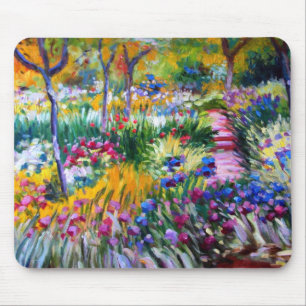 Claude Monet: Irisgarten von Giverny Mousepad