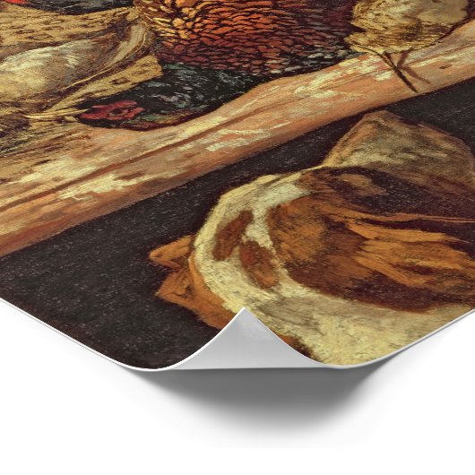 Claude Monet | Jagdtrophäen, 1862 Poster (Ecke)