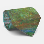 Claude Monet Japanese Footbridge. Impressionismus Krawatte (Gerollt)