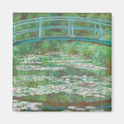 Claude Monet Japanese Footbridge. Impressionismus Magnet (Vorne)