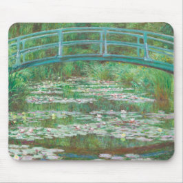 Claude Monet Japanese Footbridge. Impressionismus Mousepad
