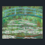 Claude Monet Japanese Footbridge. Impressionismus Poster<br><div class="desc">Claude Monet "Japanese Footbridge" Poster.</div>