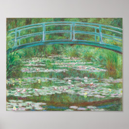 Claude Monet Japanese Footbridge. Impressionismus Poster