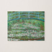Claude Monet Japanese Footbridge. Impressionismus Puzzle (Horizontal)
