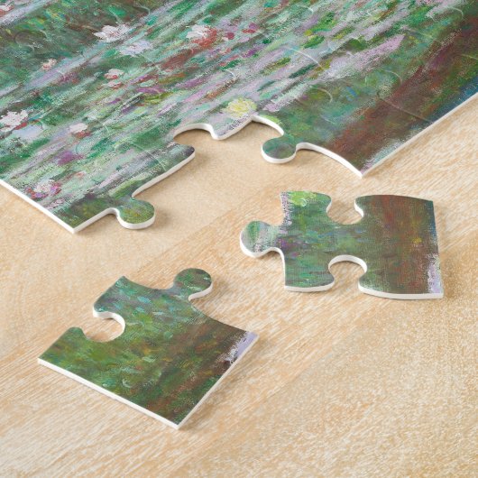 Claude Monet Japanese Footbridge. Impressionismus Puzzle (Seite)