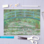 Claude Monet Japanese Footbridge. Impressionismus Seidenpapier (Handwerk)