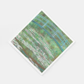 Claude Monet Japanese Footbridge. Impressionismus Serviette (Ecke)