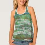 Claude Monet Japanese Footbridge. Impressionismus Tanktop<br><div class="desc">Claude Monet Panzerspitze "Japanese Footbridge". Impressionistische Kunst.</div>