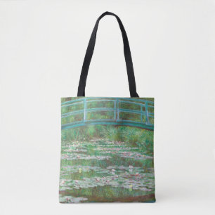 Claude Monet Japanese Footbridge. Impressionismus Tasche