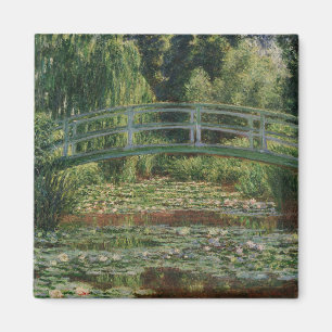 Claude Monet Japanese Footbridge & Water Lily Pool Magnet