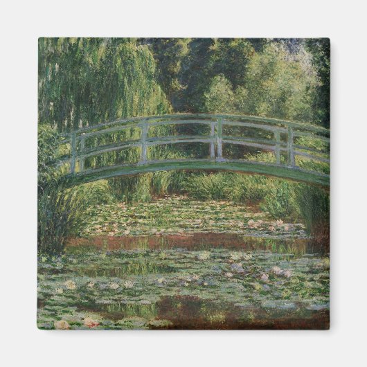 Claude Monet Japanese Footbridge & Water Lily Pool Magnet (Vorne)