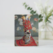 Claude Monet Japanese Kimono Postkarte (Stehend Vorderseite)
