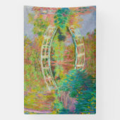 Claude Monet - Japanische Brücke, Giverny Banner (Vertikal)
