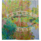 Claude Monet - Japanische Brücke, Giverny Duschvorhang (Vorderseite)