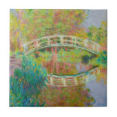 Claude Monet - Japanische Brücke, Giverny Fliese (Vorderseite)