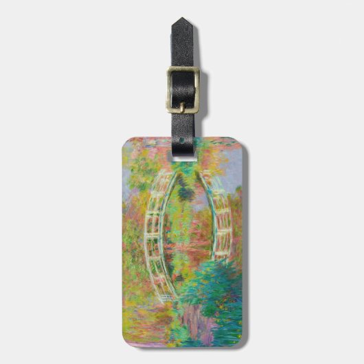 Claude Monet - Japanische Brücke, Giverny Gepäckanhänger (Vorderseite vertikal)