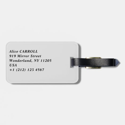 Claude Monet - Japanische Brücke, Giverny Gepäckanhänger (Rückseite horizontal)