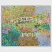 Claude Monet - Japanische Brücke, Giverny Geschenkpapier (Flach)