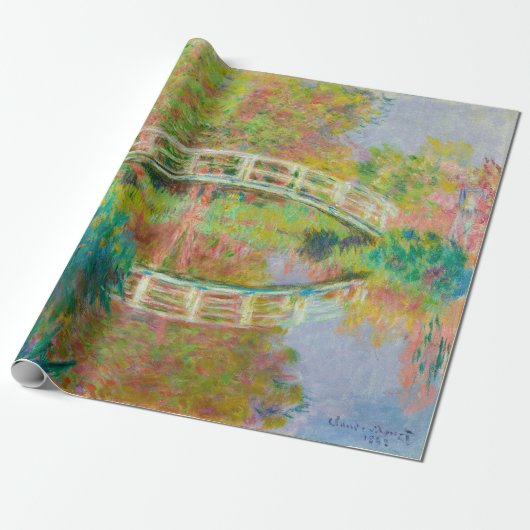 Claude Monet - Japanische Brücke, Giverny Geschenkpapier (Ungerollt)