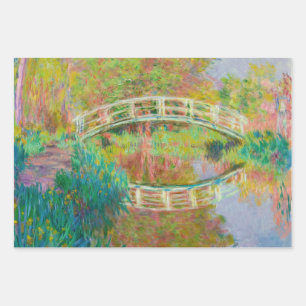 Claude Monet - Japanische Brücke, Giverny Geschenkpapier Set