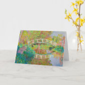 Claude Monet - Japanische Brücke, Giverny Karte (Gelbe Blume)