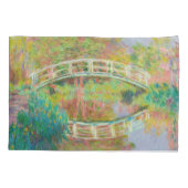 Claude Monet - Japanische Brücke, Giverny Kissenbezug (Rückseite)