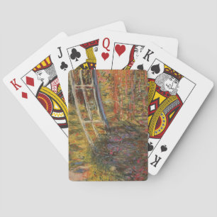 Claude Monet Japanische Brücke Giverny Kunst Spielkarten