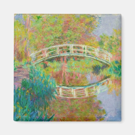Claude Monet - Japanische Brücke, Giverny Magnet (Vorne)