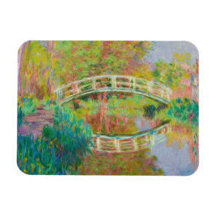 Claude Monet - Japanische Brücke, Giverny Magnet
