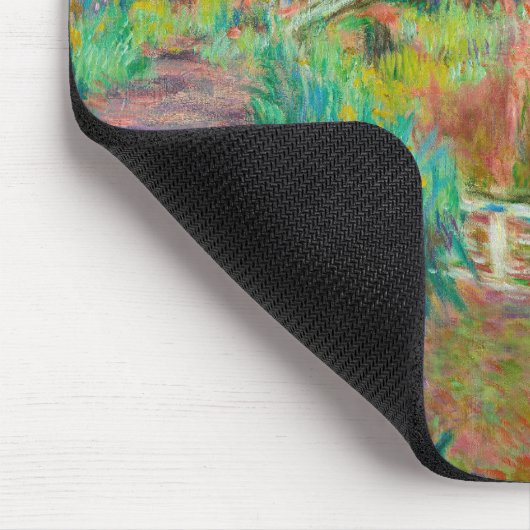 Claude Monet - Japanische Brücke, Giverny Mousepad (Ecke)
