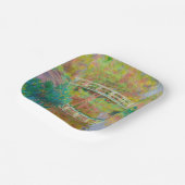 Claude Monet - Japanische Brücke, Giverny Pappteller (Gewinkelt)