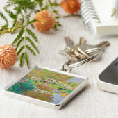 Claude Monet - Japanische Brücke, Giverny Schlüsselanhänger (Seite)