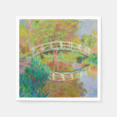 Claude Monet - Japanische Brücke, Giverny Serviette (Vorderseite)