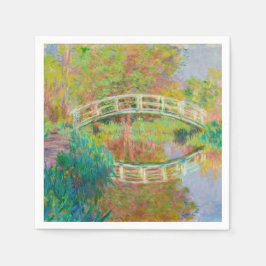 Claude Monet - Japanische Brücke, Giverny Serviette