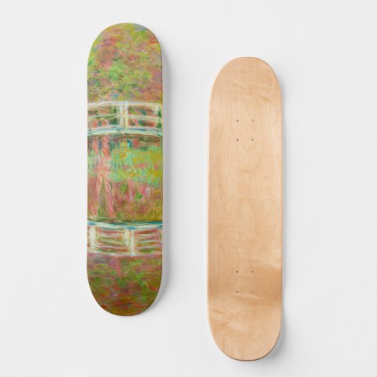Claude Monet - Japanische Brücke, Giverny Skateboard (Vorderseite)